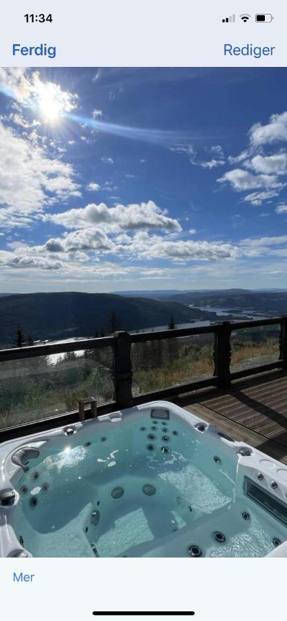 Norefjell - Storhytte Med Jacuzzi Og Fantastisk Beliggenhet Noresund Esterno foto